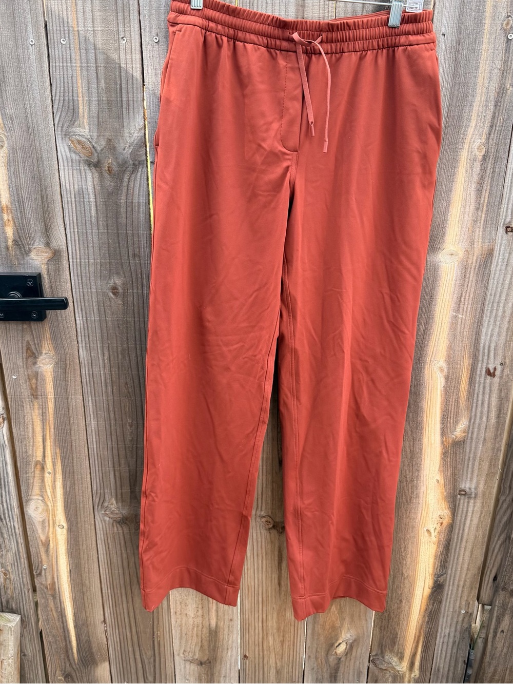 Lululemon Luxtreme Mid-Rise Straight-Leg Trouser Dark Terracotta Size Medium